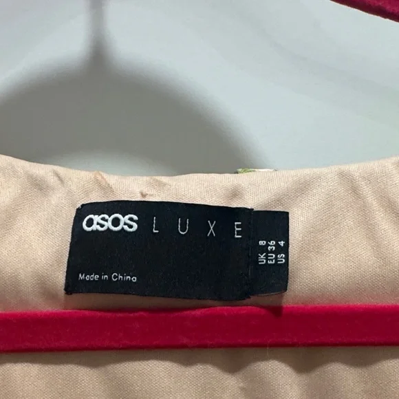 ASOS Chic Floral Mini Dress in Pink, Yellow and Green - Picture 5 of 8